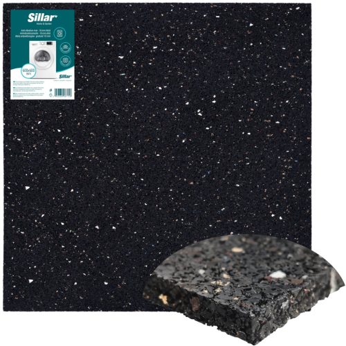  Sillar-Antivibrationsmatte 10 mm 60 cm x 60 cm