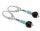  Ohrringe aus 925er Silber – Amazonit, Apatit, Turmalin