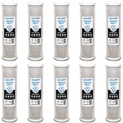 Aquafit Filterkartusche Wasserfilterkartusche 10" BL Carbonblock 1 l