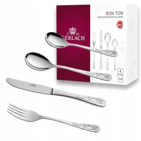  Gerlach Bon Ton Kinderbesteck, 4-tlg