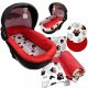  Einsatz für Albgondel Minnie Mouse rot 110 x 30 cm