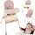  3in1 Hochstuhl Kruzzel 12058 rosa