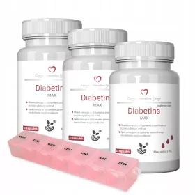  Diabetins - Nahrungsergänzungsmittel für Diabetiker mit Chrom und Zink, 3er-Pack