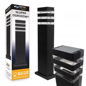  Masterled GU10-Graphit-Rechteck-Lichtmast