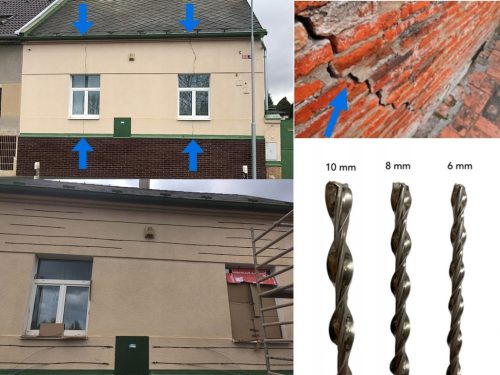 Spiralanker für Risse in Fassaden 10 mm x 10 m