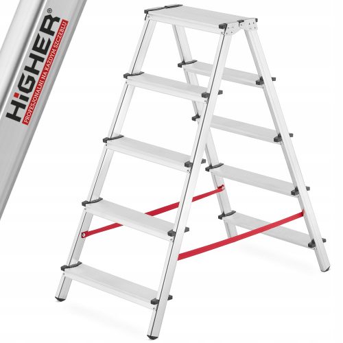 Höhere Leiter 3,1 m Aluminium 1 x 2 bis 125 kg