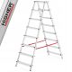 Höhere Leiter 3,7 m Aluminium 1 x 2 bis 125 kg