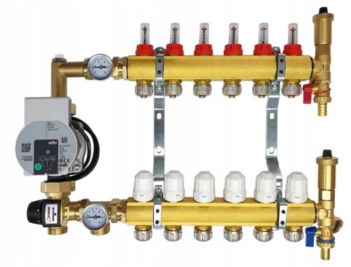  Install-Hurt-Verteiler für 6 Stromkreise