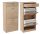  Schuhschrank Möbel Bestseller 50,1 x 91,6 x 27,6 cm Sonoma-Eiche