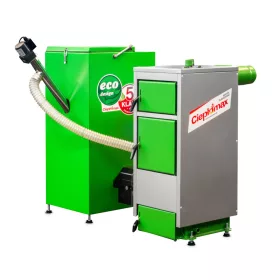  Cieplomax-Pelletofen aus Stahl, 15 kW