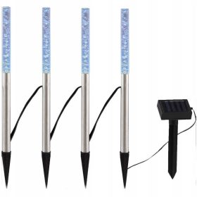  Wideshop eingebettete Solarlampe 48 cm 4 Stk.