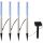  Wideshop eingebettete Solarlampe 48 cm 4 Stk.