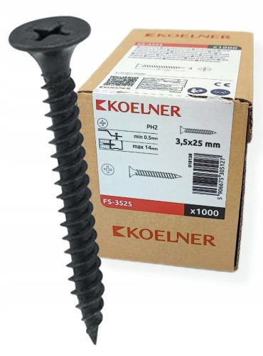 Kölner Gipskartonschrauben 3,5 x 25 mm 1000 Stk.