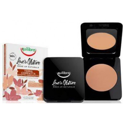 Equilibra Love's Nature Compact Bronzing Powder gepresster Bronzer mit mattem Finish, 8,5 g