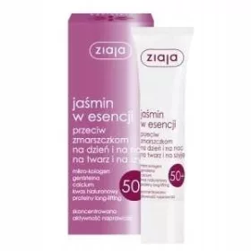    Ziaja Jasmine 50+ Anti-Falten-Essenz für Tag und Nacht, 30 ml