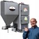  Öko-Erbsenkohleofen, Klasse 5, 75 kW Kessel mit Zubringer PLESZEWSKI