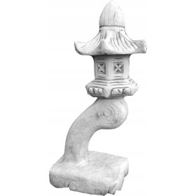  Pagoden-Gartenlampe aus Beton
