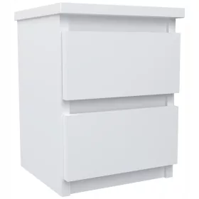  StivMeble FM_SN_2SZ_BM Nachttisch 30x30x40 cm weiß