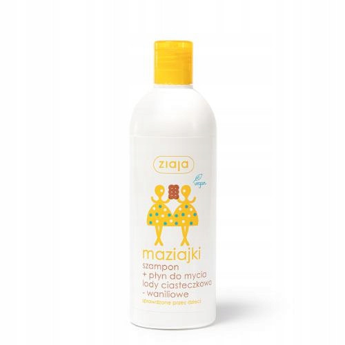  Shampoo und Waschflüssigkeit 2in1 Ziaja Maziajki Keks-Vanilleeis 400 ml