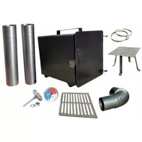  Räucherset, Kamin, Rost, Rohr, Bogen