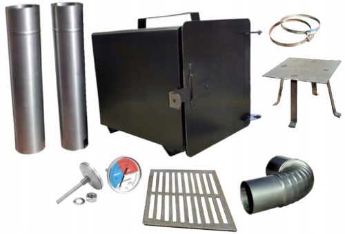  Räucherset, Kamin, Rost, Rohr, Bogen