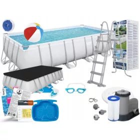 Bestway rechteckiger Rahmenpool 549 x 274 cm