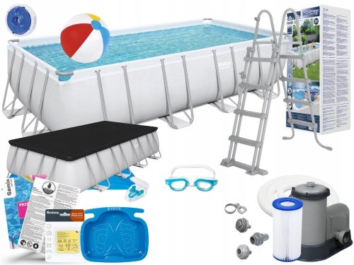 Bestway rechteckiger Rahmenpool 549 x 274 cm
