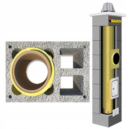 Rauch 8 m Schornsteinsystem, Systemkamin FI 200
