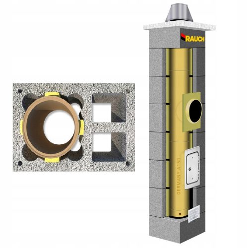 RAUCH-Schornsteinsystem 5 m Schornsteinsystem FI 160