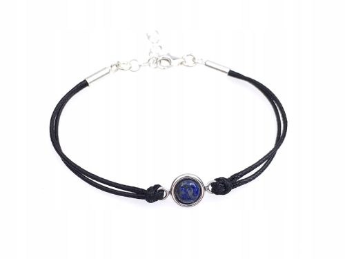  Ametrix Lapisarmband, 17 cm, schwarz