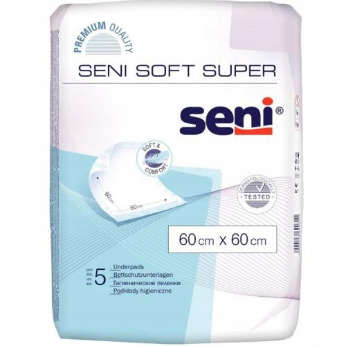  SENI SOFT Hygieneeinlagen 60 x 60 cm 5 Stück