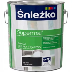 Supermal Öl-Phtalatemail 10 l, glänzend schwarz