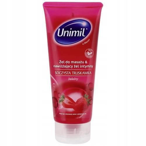  Unimil Luscious Sensual Massagegel saftige Erdbeere 200 ml