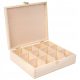 Lebensmittelbehälter Creative Deco Holzkiste für Teebeutel, Kiefer, 29x25x7,5 cm