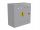 JD-MetalBox Gasschrank, grau, 60x60x25 cm