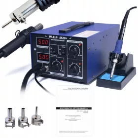  2in1 Lötkolben (Heißluft und Spitze) WEP 700 W