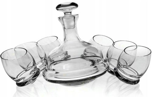 Krüge, Karaffen und Milchkännchen Krosno Glass SA-Set | Glashütte Krosno | Szkło-Krosno Roly-Poly | Schaukelnd | Kapitän | Getrunken 0,75 l