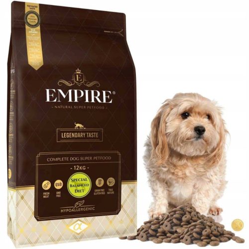  Empire Trockenfutter, Geschmacksmischung, für Hunde mit Nahrungsmittelüberempfindlichkeit, 12 kg
