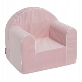  Badum Mini Velour Kindersessel, rosa