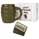  Gigantisch großer Militärbecher, GRANADE, ohne Code, als Geschenk für...