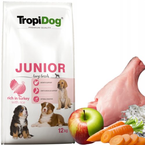  TropiDog Trockenfutter Truthahn 12 kg