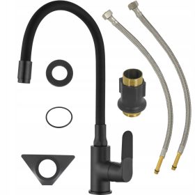  Invena Joga Plus bodenstehender Küchenarmatur, schwarz