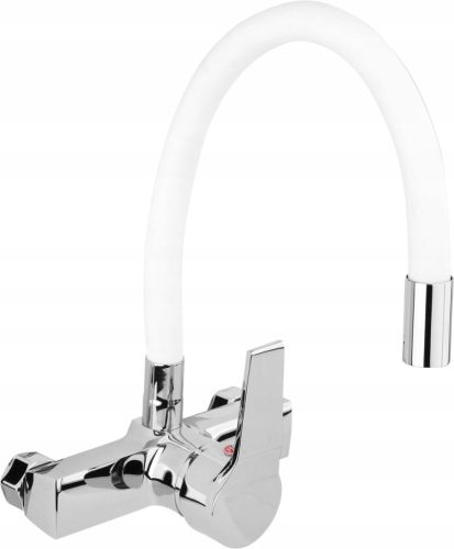 Wandmontierter Küchenarmatur Fala Flexible weiß
