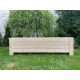  Blumentopf von TORO 110 cm x 33 x 35 cm, Naturholz