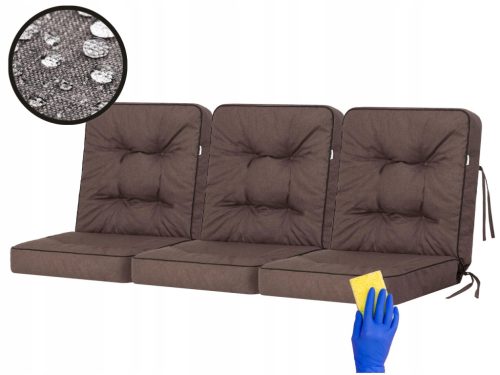 Auflagen für Schaukel, Gartenbank 150 cm 3 Stk.
