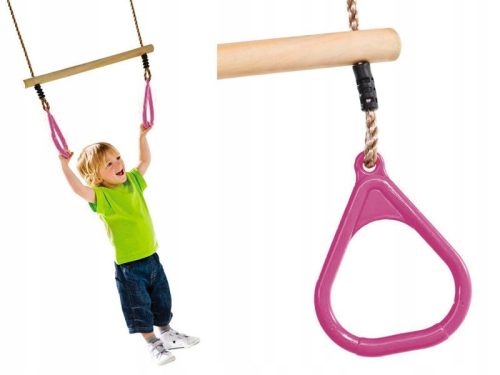 Gymnastik-Trapezschaukel für Kinder JF rosa