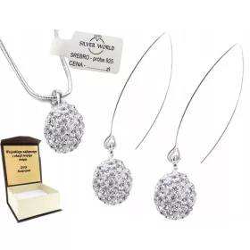  Schmuck mit Silver World-Zirkonen und Silberkugeln