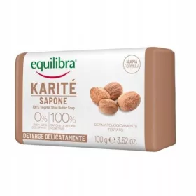    EQUILIBRA KARITE zarte Pflanzenseife mit Sheabutter und Olivenöl