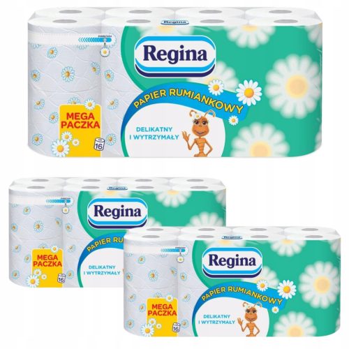 Regina Kamillen-Toilettenpapier, 3-lagig, 48 Rollen