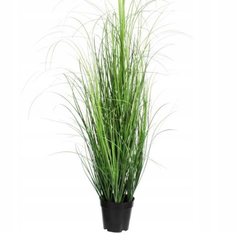 Künstliche Blumen und Früchte KÜNSTLICHE FEJKA-GRASPFLANZE IM GROßEN TOPF, 50 cm